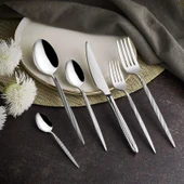 Arow Porto Gümüş 12 Kişilik 72 Parça Çatal Kaşık Bıçak Seti - 1