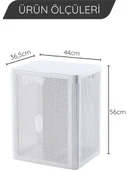 Omnipazar SY-4632 Smart Duo İki Bölmeli Kirli Çamaşır Sepeti 84 Litre - 3