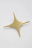 LitaeTrend Çelik Yıldız Broş - Altın thumbnail 1