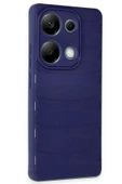 Xiaomi Redmi Note 13 Pro 4G Kılıf Bibercas Silikon Kapak - Lacivert - 2
