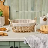 Karaca Asia Ekmek Sepeti Krem thumbnail 2