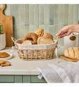 Karaca Asia Ekmek Sepeti Krem thumbnail 1