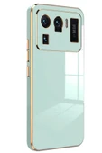 Xiaomi Mi 11 Ultra Kılıf Volet Silikon - Açık Yeşil thumbnail 3