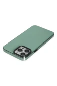 iPhone 13 Pro Kılıf Anka PC Sert Metal Kapak - Yeşil thumbnail 4