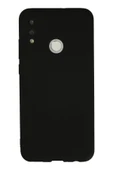 Huawei P Smart 2019 Kılıf Nano içi Kadife Silikon - Siyah thumbnail 1