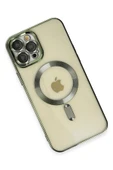 iPhone 12 Pro Max Kılıf Kross Magneticsafe Kapak - Koyu Yeşil thumbnail 3