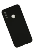 Huawei P Smart 2019 Kılıf Nano içi Kadife Silikon - Siyah thumbnail 2