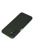 Samsung Galaxy M34 5G Kılıf Nano içi Kadife Silikon - Koyu Yeşil thumbnail 3