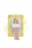 iPad 5 Air 9.7 Kılıf Strap New Tablet Kapak - Sarı thumbnail 3
