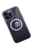 iPhone 14 Pro Kılıf Magic Magneticsafe Silikon - Derin Mor thumbnail 2