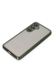 Samsung Galaxy S23 FE Kılıf Lensli Silikon - Yeşil thumbnail 4