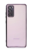 Samsung Galaxy S20 FE Kılıf Lensli Silikon - Mor thumbnail 2