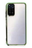 Xiaomi Redmi Note 11 Kılıf Lensli Silikon - Yeşil thumbnail 2