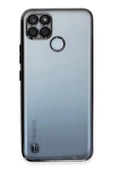 Realme C25Y Kılıf Lensli Silikon - Siyah thumbnail 2