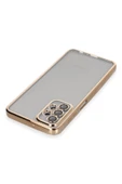 Samsung Galaxy A23 4G Kılıf Lensli Silikon - Gold thumbnail 3