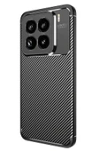 Xiaomi Mi 15 Pro Kılıf Auto Focus Karbon Kapak - Siyah thumbnail 2