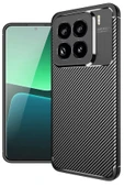 Xiaomi Mi 15 Pro Kılıf Auto Focus Karbon Kapak - Siyah thumbnail 1