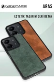 Samsung Galaxy A36 Kılıf Aras Deri Kapak - Bordo thumbnail 2