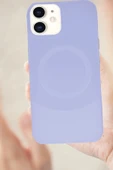 iPhone 11 Kılıf Maya Karbon Kapak - Lacivert thumbnail 1