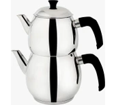 FMS Badem Orta Boy Çaydanlık - Siyah thumbnail 1