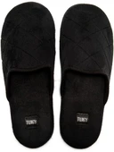 TWIGY TW BAKO SİYAH ERKEK SESSİZ TABAN EV TERLİK 41/46 thumbnail 3