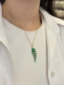 LitaeTrend Balık Kolye - Yeşil thumbnail 1