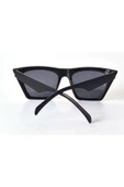 LitaeTrend Mat Siyah Çerçeveli Unisex Güneş Gözlüğü - Moda Gözlük - 2