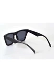 LitaeTrend Mat Siyah Çerçeveli Unisex Güneş Gözlüğü - Moda Gözlük - 3