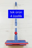 LitaeTrend Çok Amaçlı Cam Silme Fırçası - Silikon Uçlu Çekçek - Tüy Toplayıcı Döner Başlıklı - 3