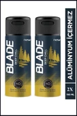 LitaeTrend 2 Adet Blade Deep Chill Erkek Deodorant 150 Ml Hızlı Kurur, Leke Bırakmaz - 1