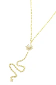 LitaeTrend Kuzey Yıldız Y Kolye - Altın thumbnail 2