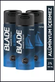 LitaeTrend 3 Adet Blade Marine Fresh Erkek Deodorant Sprey 150 ml - 1