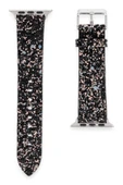 TNR Apple Watch 42mm Starry Taşlı Kordon - Siyah - 1