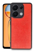 TNR Xiaomi Redmi Note 13 4G Kılıf Aras Deri Kapak - Kırmızı - 1