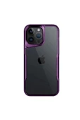 TNR iPhone 16 Pro Kılıf Boyi Silikon Kapak - Derin Mor - 1