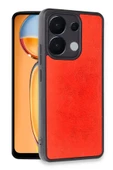 TNR Xiaomi Redmi Note 13 4G Kılıf Aras Deri Kapak - Kırmızı - 2