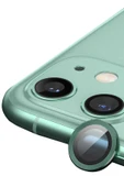 TNR iPhone 11 Raze Metal Kamera Lens - Yeşil - 1
