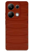 TNR Xiaomi Redmi Note 13 Pro 4G Kılıf Bibercas Silikon Kapak - Kırmızı - 1