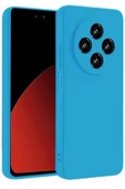 TNR Xiaomi Redmi 14C Kılıf Nano içi Kadife Silikon - Mavi - 1