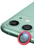 TNR iPhone 11 Raze Metal Kamera Lens - Kırmızı - 1