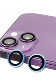 TNR iPhone 14 Plus Raze Metal Kamera Lens - Mavi - 1