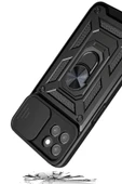 TNR Samsung Galaxy M15 Kılıf Pars Lens Yüzüklü Silikon - Lacivert - 5