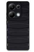 TNR Xiaomi Redmi Note 13 Pro 4G Kılıf Bibercas Silikon Kapak - Siyah - 1