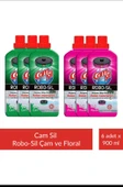 Camsil Robo-Sil Çam Yüzey Temizleyici x 3 Adet + Camsil Robo-Sil Floral Yüzey Temizleyici x 3 Adet - 1
