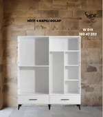ÇakırGrup HİTİT 4 KAPILI DOLAP / GARDOLAP thumbnail 2