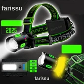 OR-8117 Profesyonel Şarj Edilebilir Kafa Lambası (3x5800 mAh Pil, 8 Modlu, Güç Bankası Özellikli) - 1