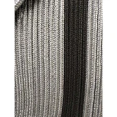 Jüt Hasır 2li Banyo Seti Paspas Takımı-Gri Ortası Siyah - 2