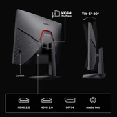 Koorui 1ms 180Hz 24.5" 1920x1080 FHD Gaming Monitör 25E3A - 3