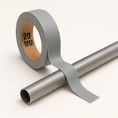 Gri Eriyen Bant 20MM x 3MT Su Geçirmez Boru İzolasyon ve Sızdırmazlık Dayanıklı Tamir Bandı thumbnail 5