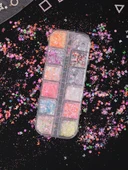 Karanlıkta Parlayan Floresan Tırnak Süsleme Folyo Pulları Kelebekler Yıldızlar Nail Art thumbnail 2